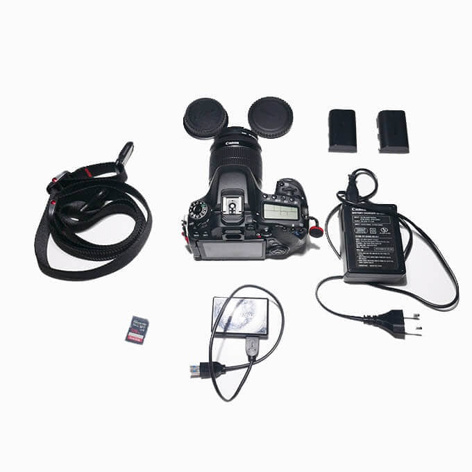 [대여] 캐논 EOS 80D DSLR 카메라 (+번들렌즈)