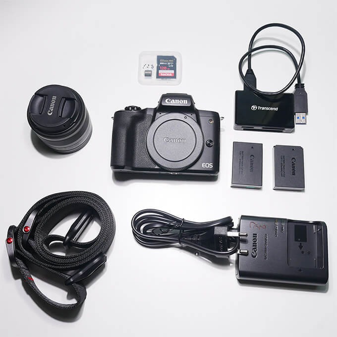 [대여] 캐논 EOS M50 mark2 미러리스 카메라 (+ 번들렌즈)
