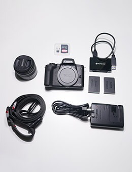 [대여] 캐논 EOS M50 mark2 미러리스 카메라 (+ 번들렌즈)